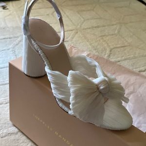 Loeffler Randall Camelia Pearl block heel shoes